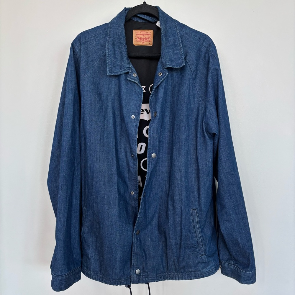 Levi’s x Patta Denim Snap Front Jacket Size XL